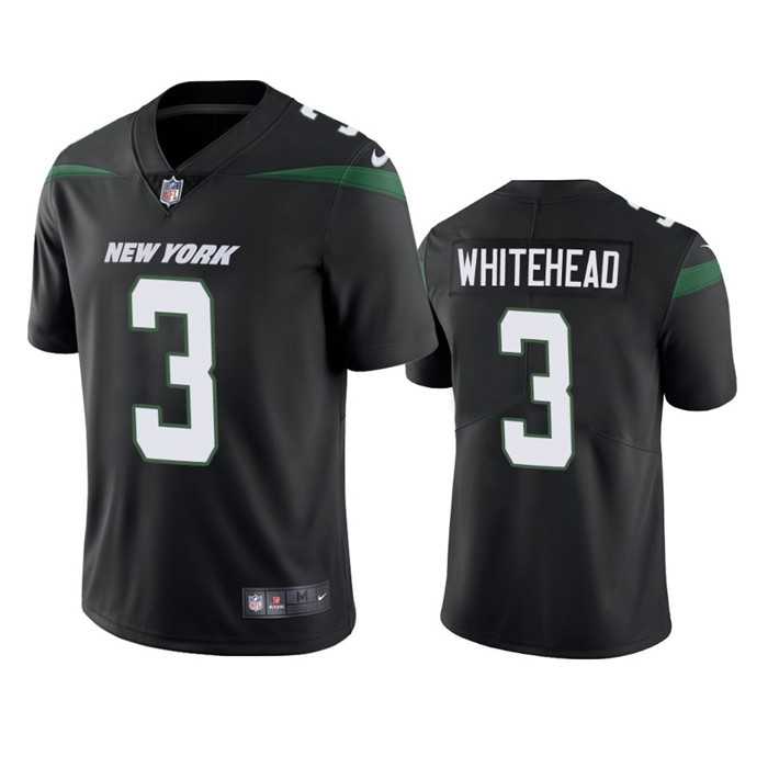 Men & Women & Youth New York Jets #3 Jordan Whitehead Black Vapor Untouchable Limited Stitched Jersey